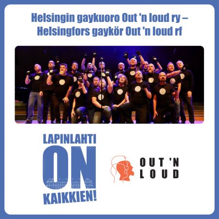 Helsingin gaykuoro Out 'n loud ry – Helsingfors gaykör Out 'n loud rf kuva