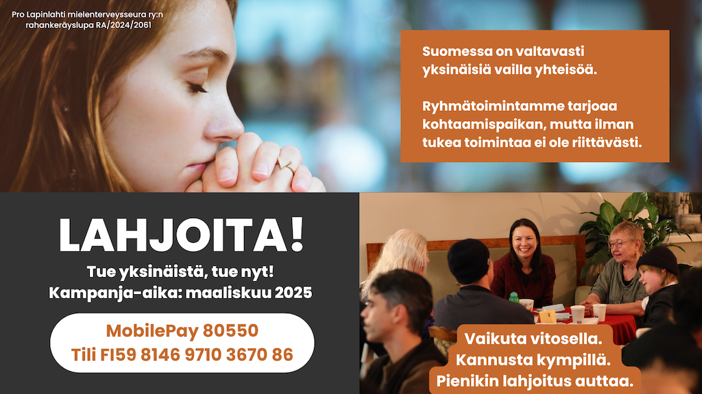 Pro Lapinlahden pienkeräyskampanjan juliste