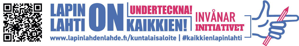 Invånarinitiativ banner svenska