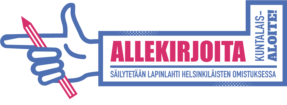 Allekirjoita kuntalaisaloite ja turvataan lapinlahti yhdessä